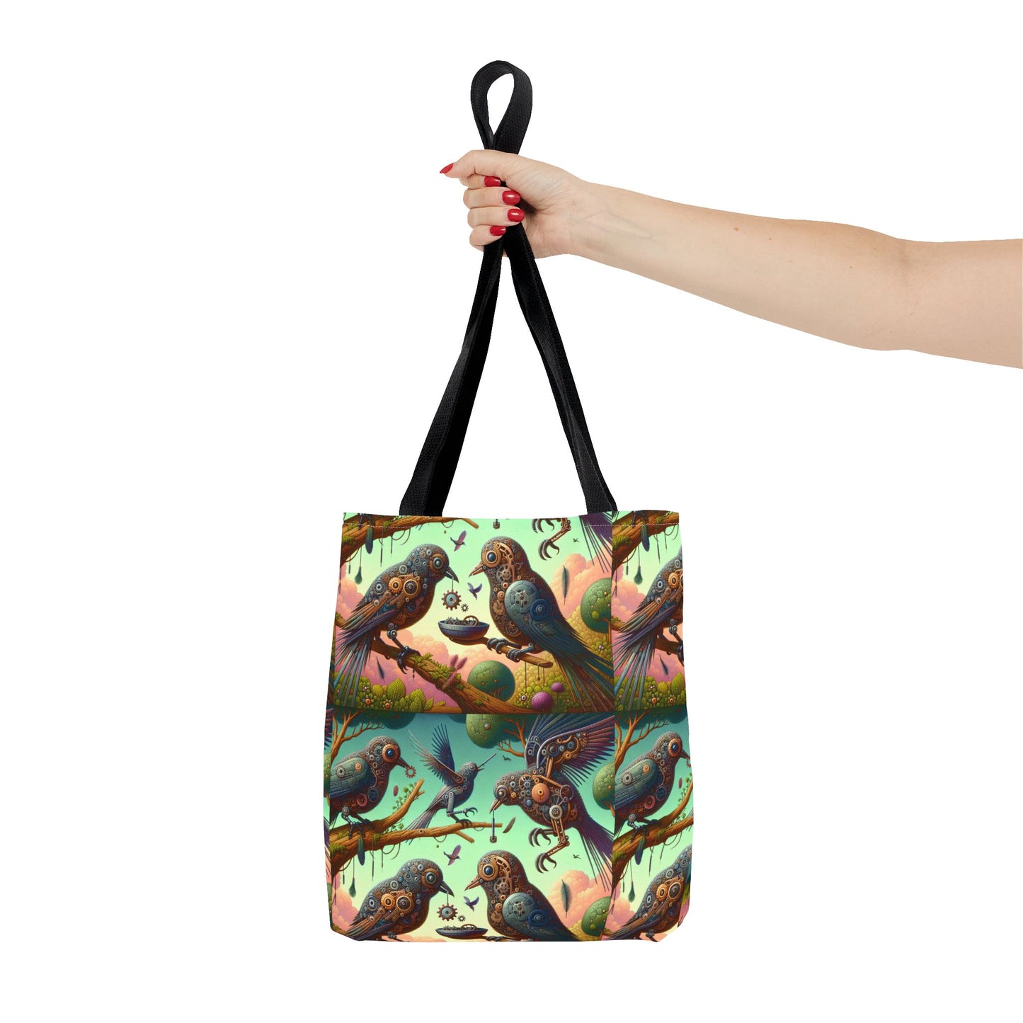 Vibrant "Spies" Bird Tote Bag - Eco-Friendly