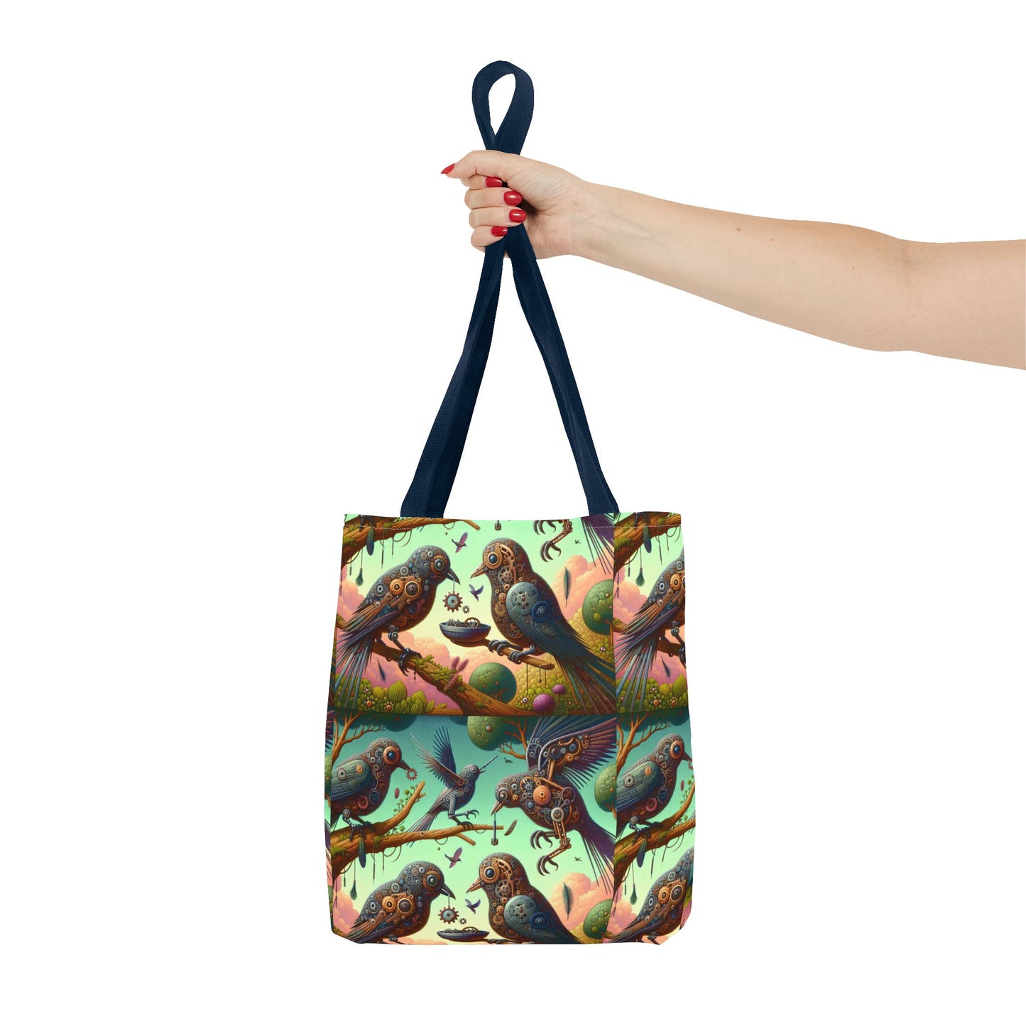 Vibrant "Spies" Bird Tote Bag - Eco-Friendly