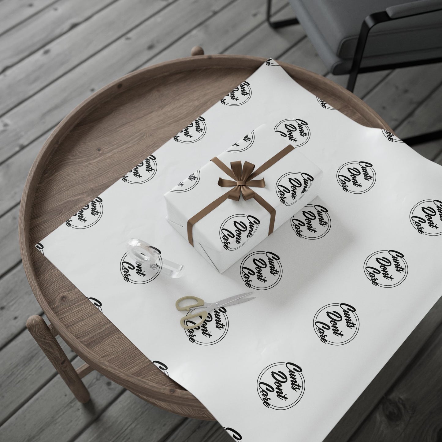 Wrapping Paper - C*nts Don't Care Design