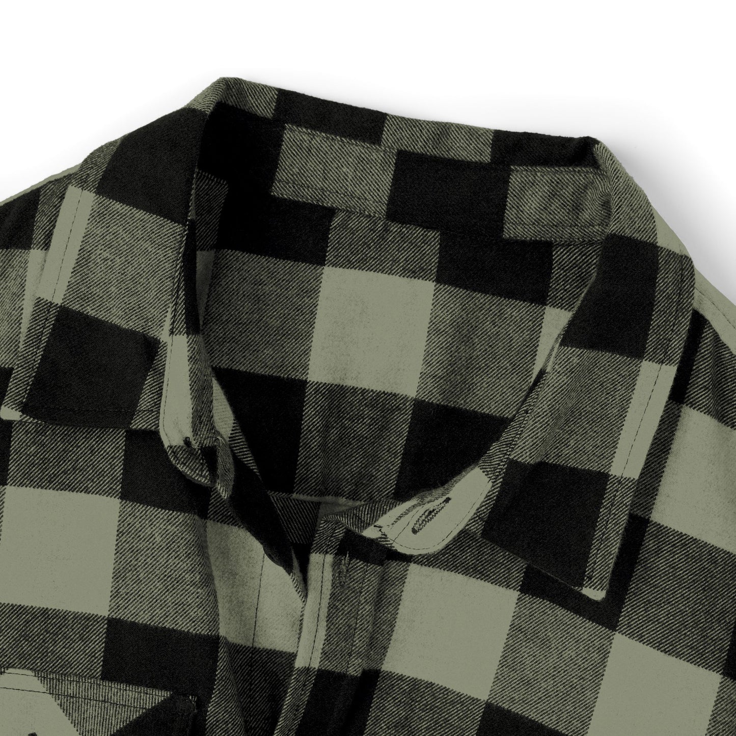 'Be Deliberate' Rooster Rock Band Unisex Flannel Shirt