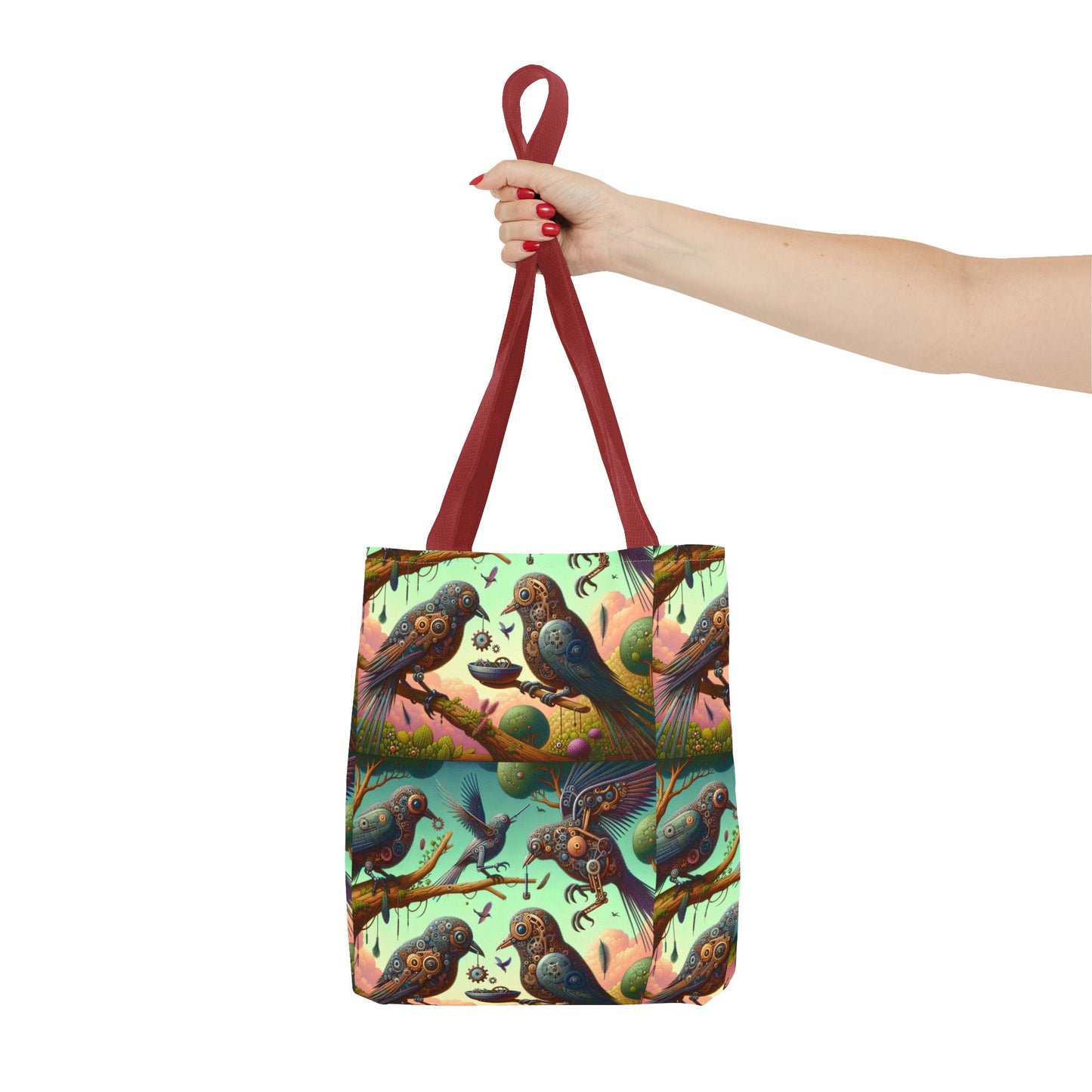 Vibrant "Spies" Bird Tote Bag - Eco-Friendly