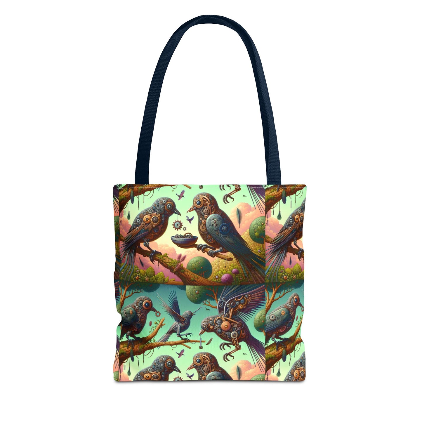 Vibrant "Spies" Bird Tote Bag - Eco-Friendly