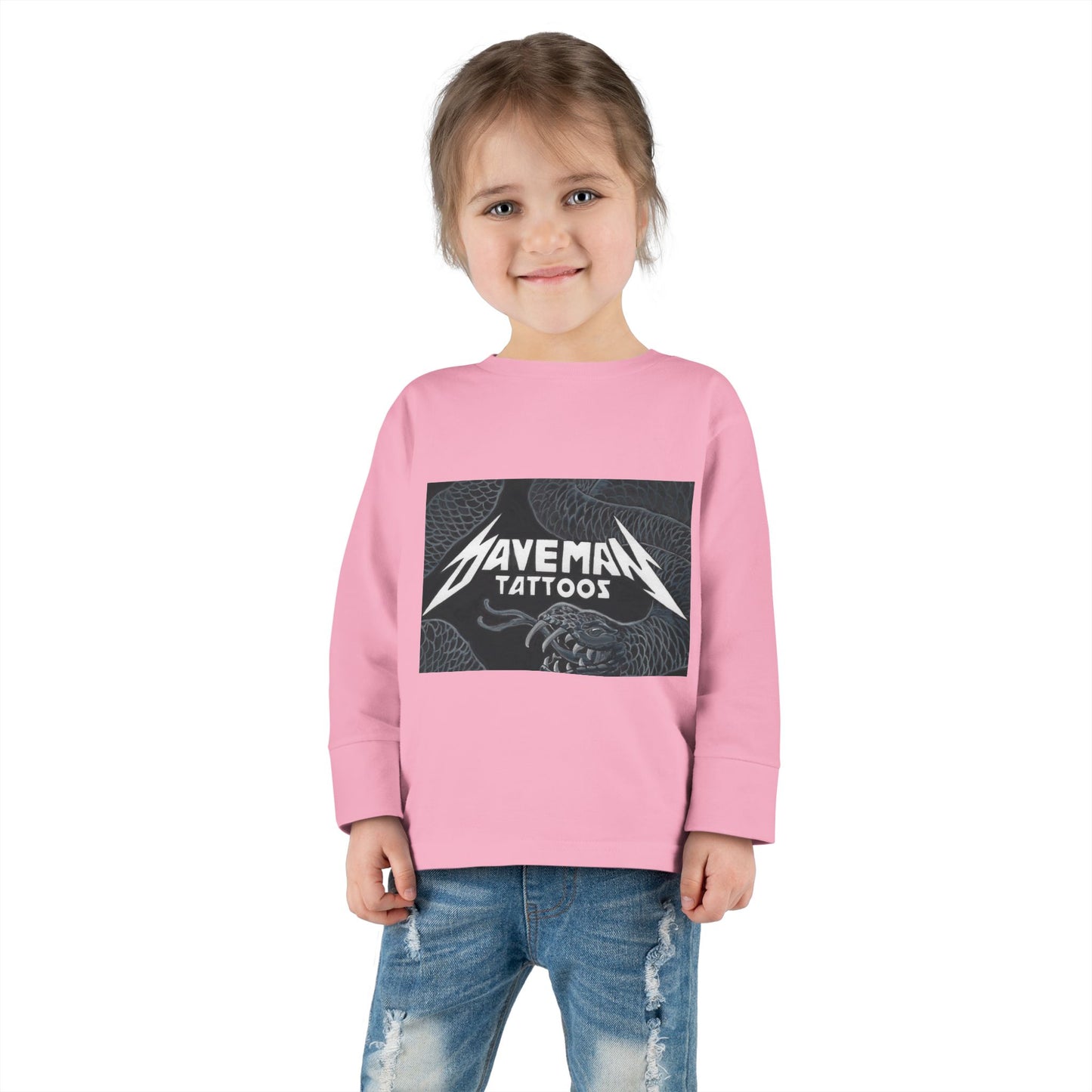 Toddler Long Sleeve Tee — Daveman Tattoos