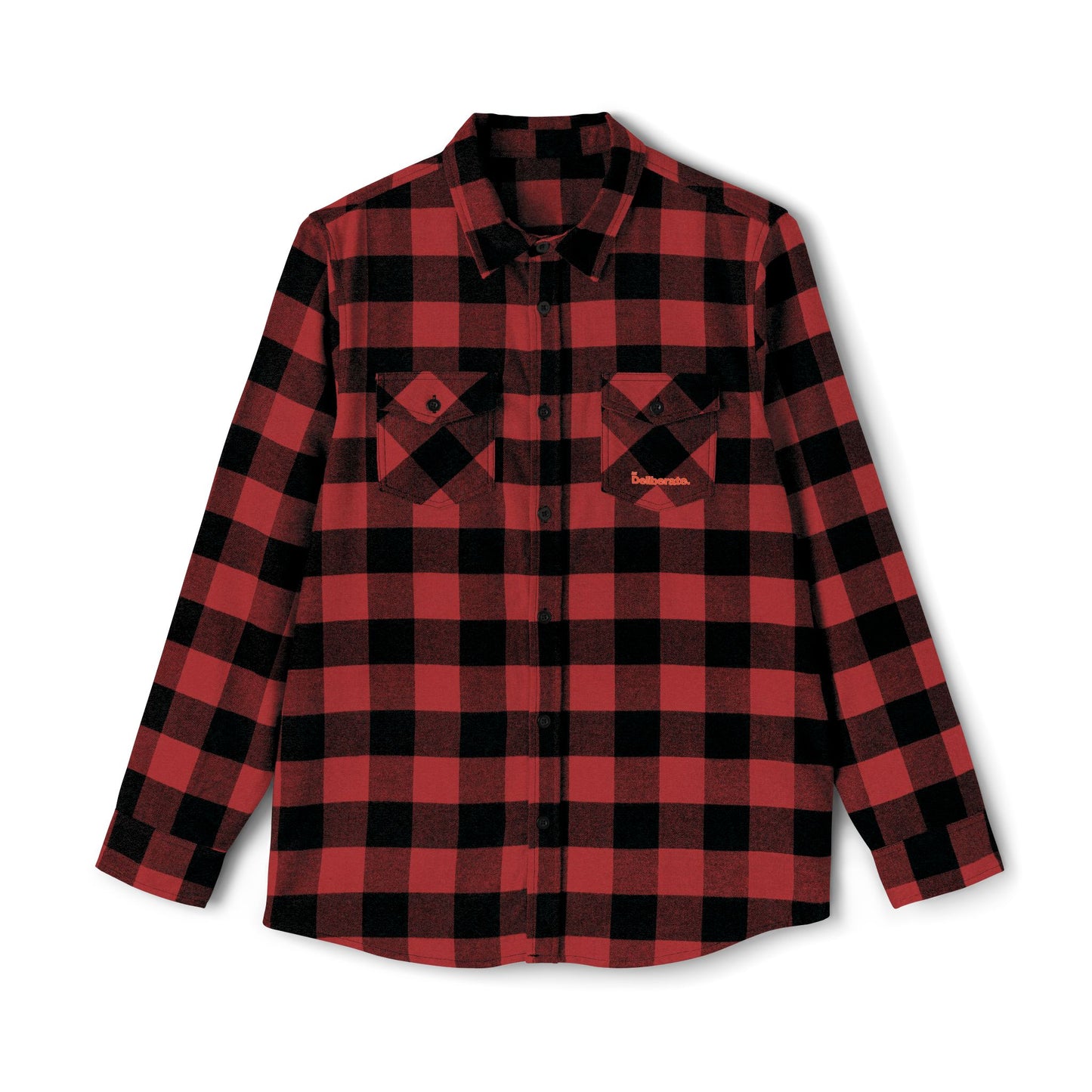 'Be Deliberate' Rooster Rock Band Unisex Flannel Shirt