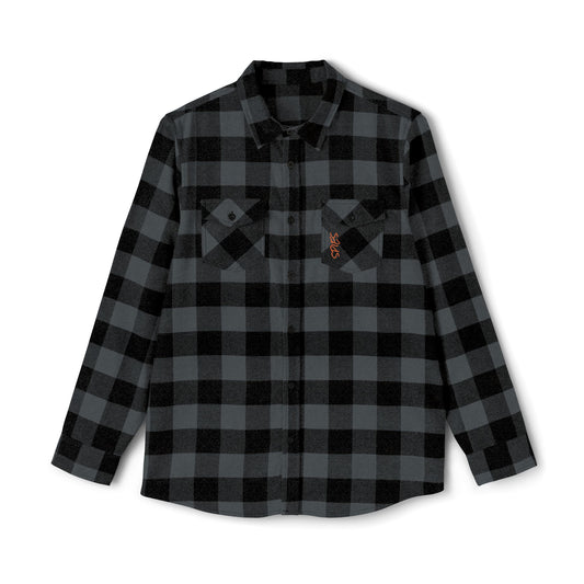 Unisex "Powerline" Print Flannel Shirt - Cozy and Stylish for All Occasions