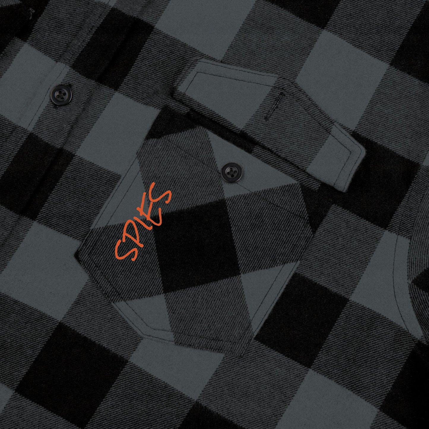 Unisex "Powerline" Print Flannel Shirt - Cozy and Stylish for All Occasions