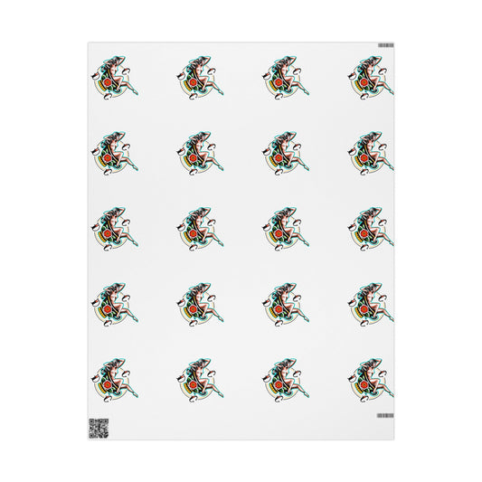 Wrapping Papers, Vintage Pinup Holiday Gift Wrap, Retro Christmas Wrapping Sheets, Birthday Celebration Paper, Traditional Gift Packaging,