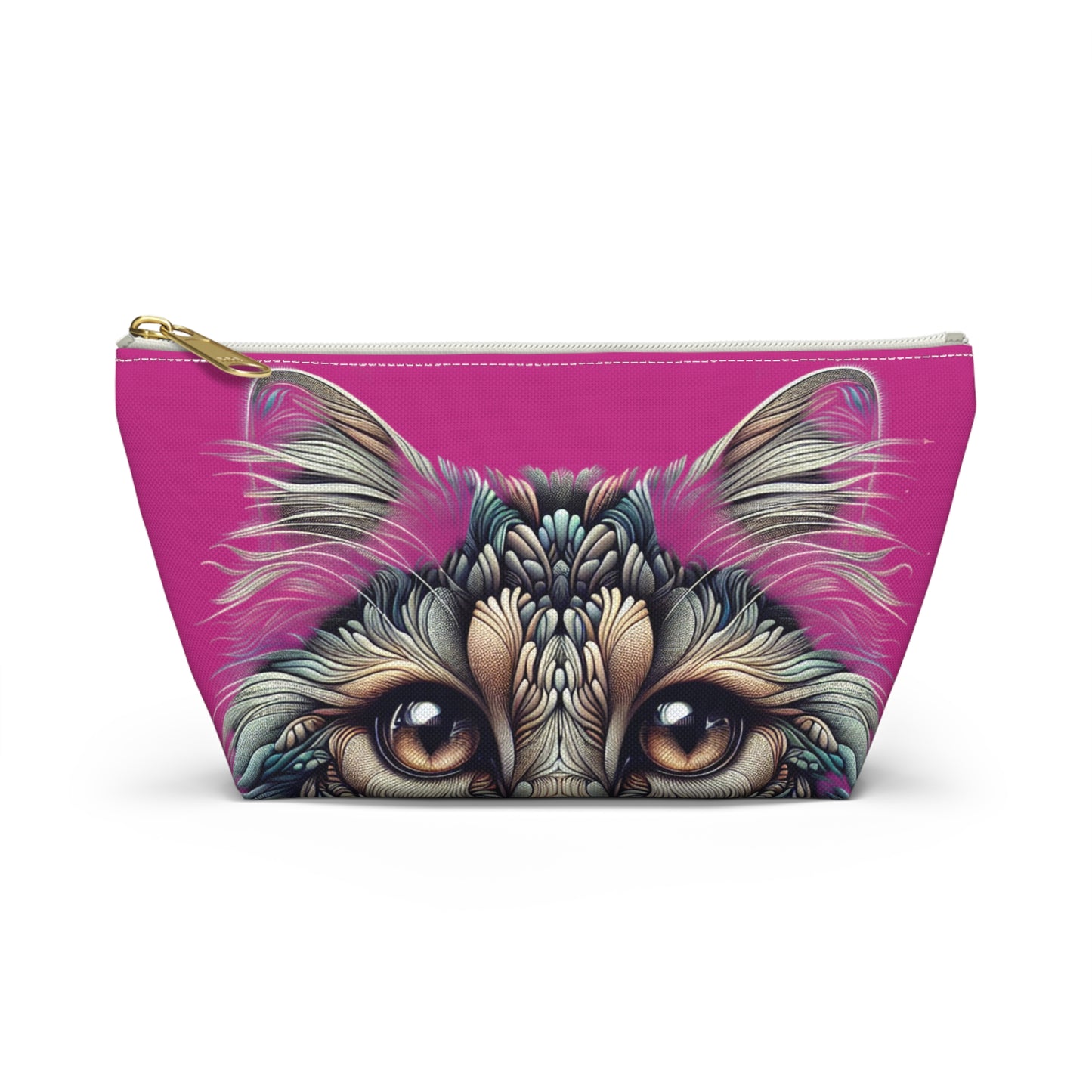 Purrty Kitty Makeup Accessory Pouch - Birds Aren't Real Line
