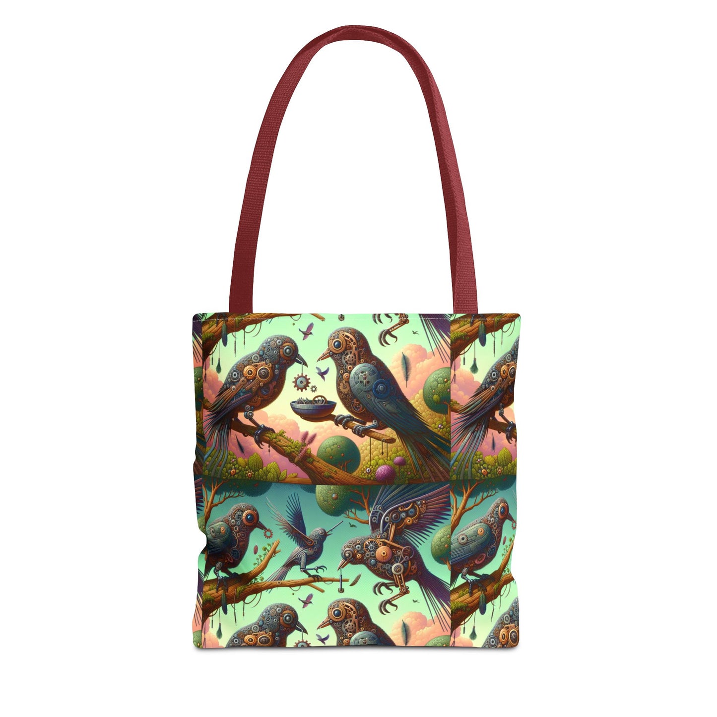 Vibrant "Spies" Bird Tote Bag - Eco-Friendly