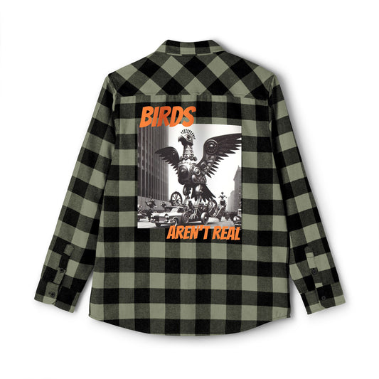 Birds Aren't Real on parade Unisex Flannel