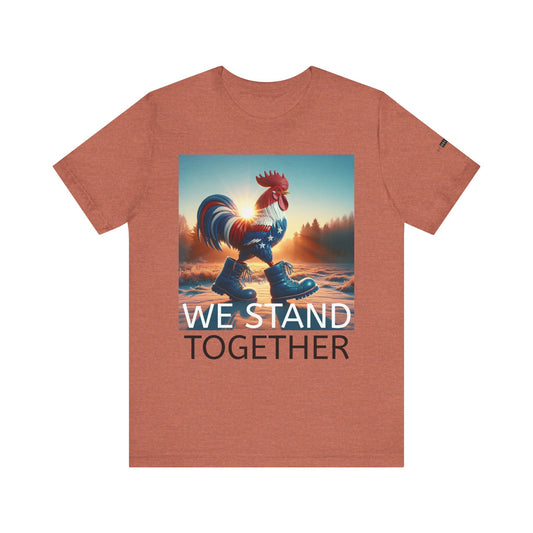 We Stand Together Tee! Cute Winter Boots!