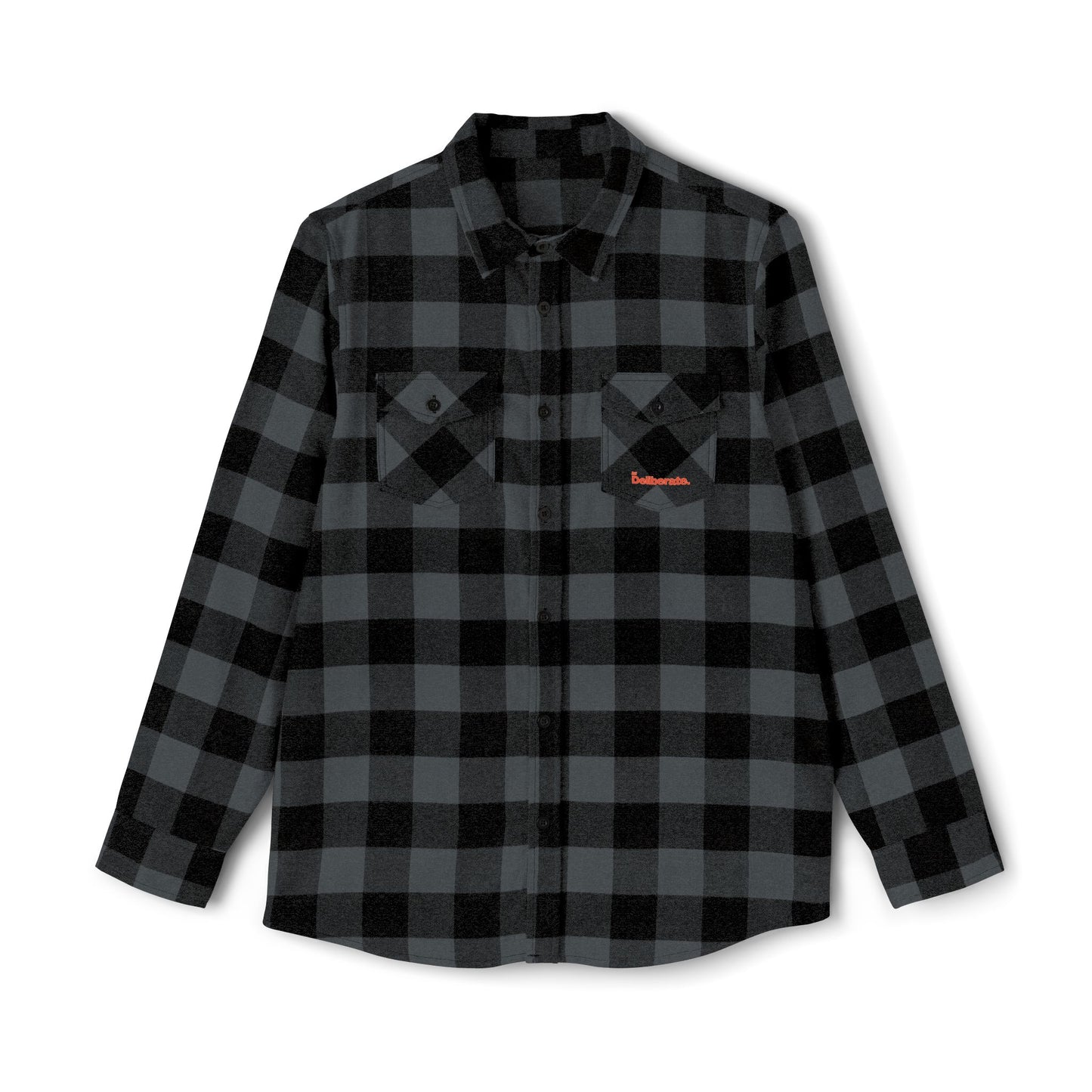 'Be Deliberate' Rooster Rock Band Unisex Flannel Shirt