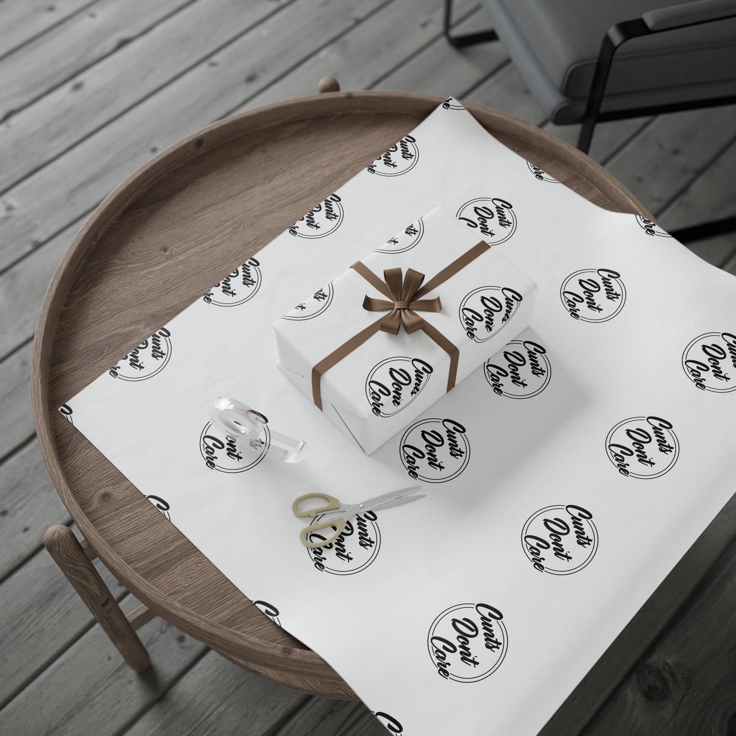 Wrapping Paper - C*nts Don't Care Design