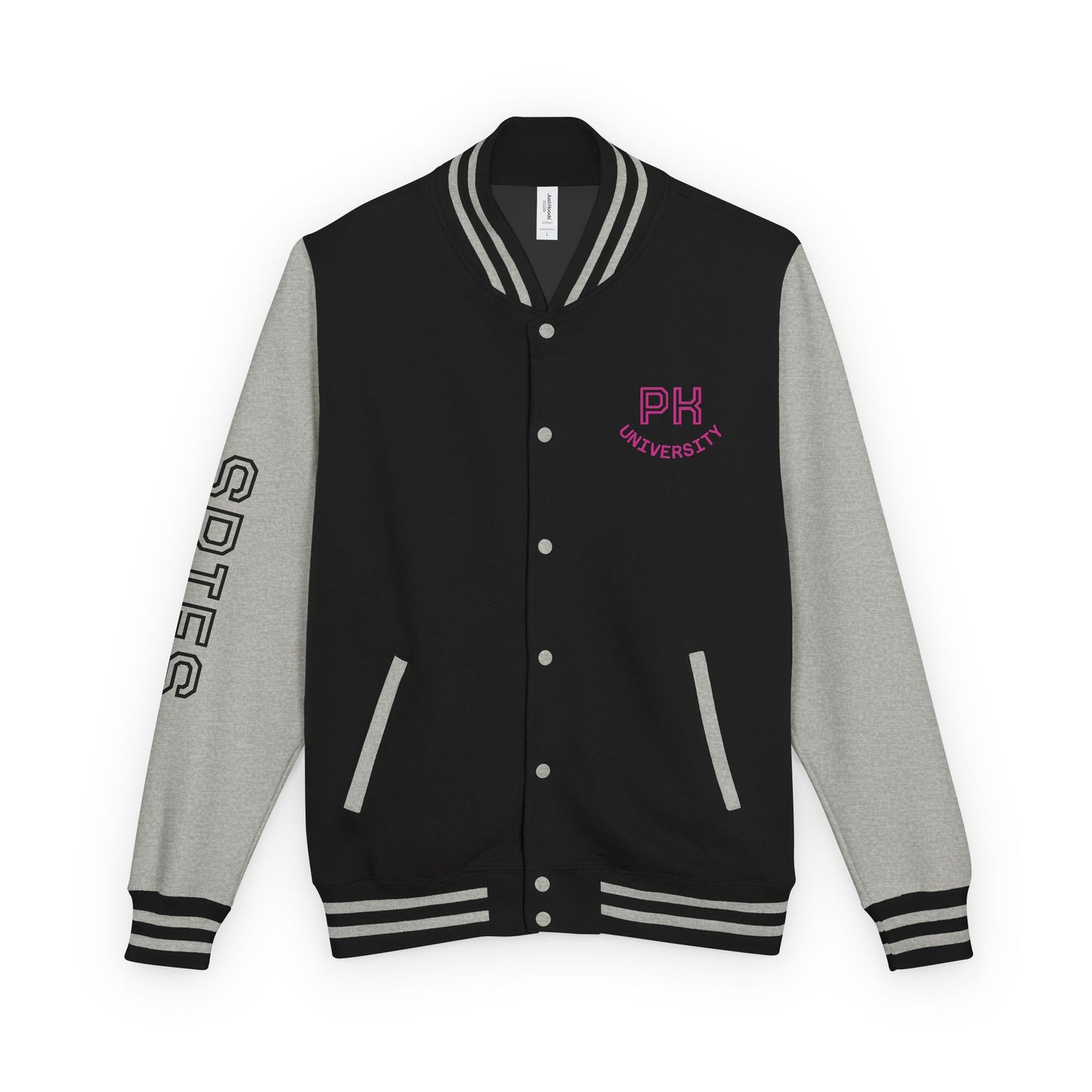 Unisex Heavyweight Letterman Jacket - Purtty Kitty - Spies
