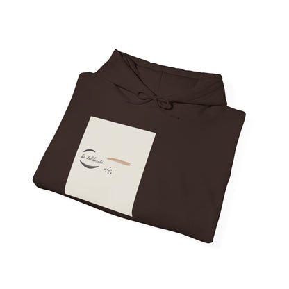 Be Deliberate Minimal Micro-Embroidered Logo Hoodie | Quiet Luxury, Premium Basics