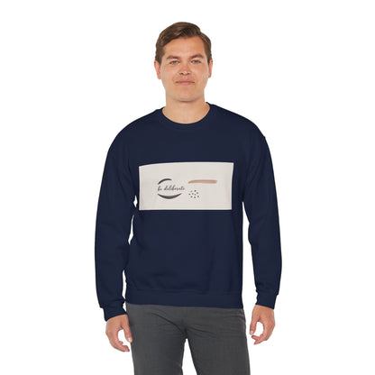 Be Deliberate Minimalist Logo Sweatshirt | Quiet Luxury, Subtle Embroidery Apparel