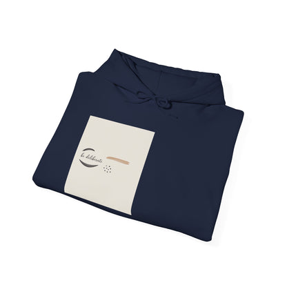 Be Deliberate Minimal Micro-Embroidered Logo Hoodie | Quiet Luxury, Premium Basics