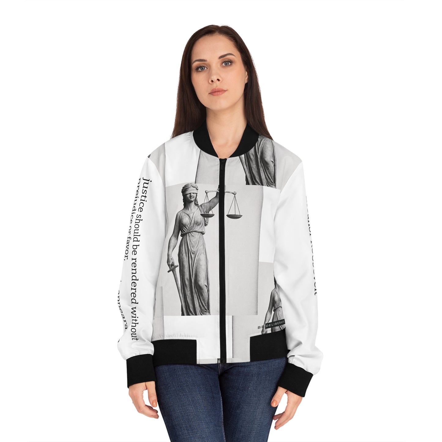 Justice Bomber Jacket — Lady Justice