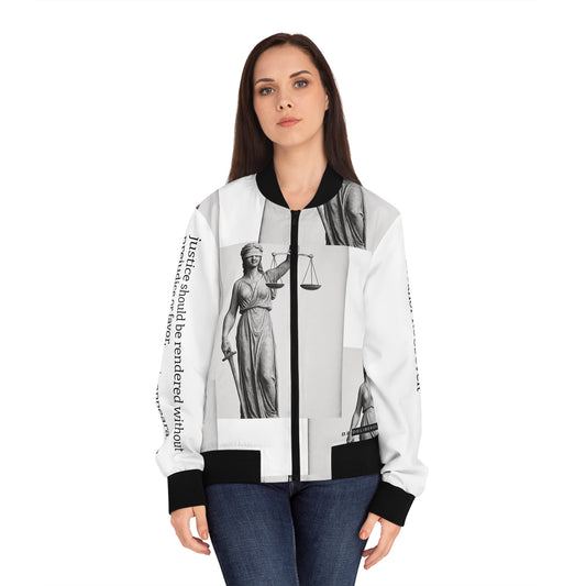Justice Bomber Jacket — Lady Justice