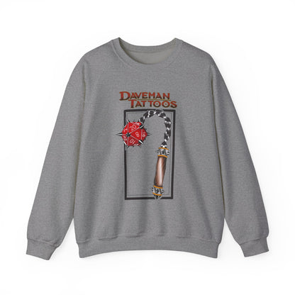 Daveman Tattoos Unisex Heavy Blend™ Crewneck Sweatshirt - Ideal for Gamers & Tattoo Lovers