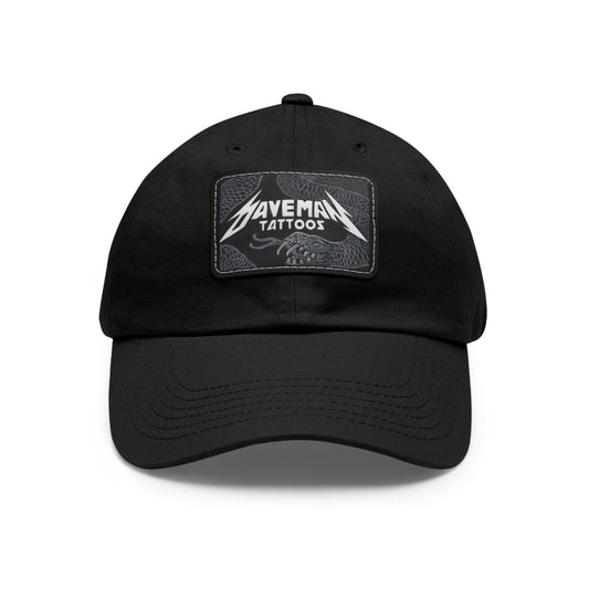 Daveman Dad Hat with Leather Patch