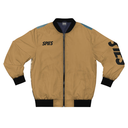 Birds and Planes Bomber Jacket with Aviation Graphic - "Spies"