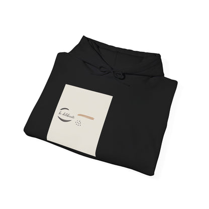 Be Deliberate Minimal Micro-Embroidered Logo Hoodie | Quiet Luxury, Premium Basics