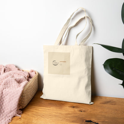 Minimalist Micro-Embroidery Tote, Quiet Luxury Canvas, Neutral Capsule Wardrobe