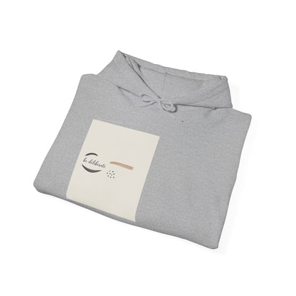 Be Deliberate Minimal Micro-Embroidered Logo Hoodie | Quiet Luxury, Premium Basics