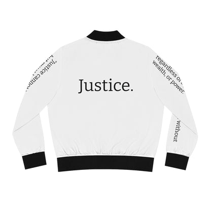 Justice Bomber Jacket — Lady Justice