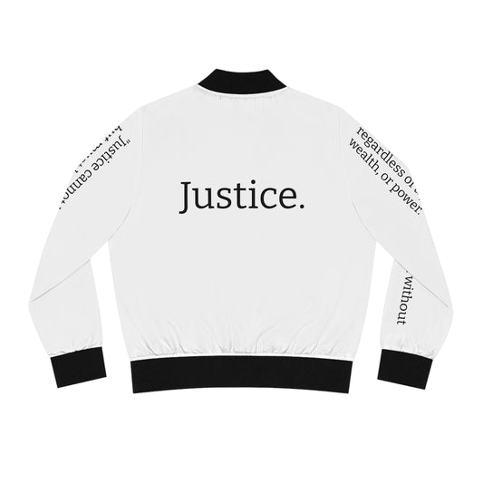 Justice Bomber Jacket — Lady Justice