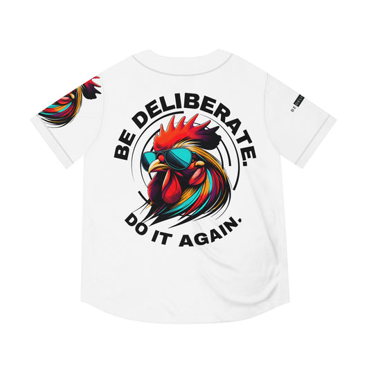 Baseball Jersey - Be Celiberate Rooster Design