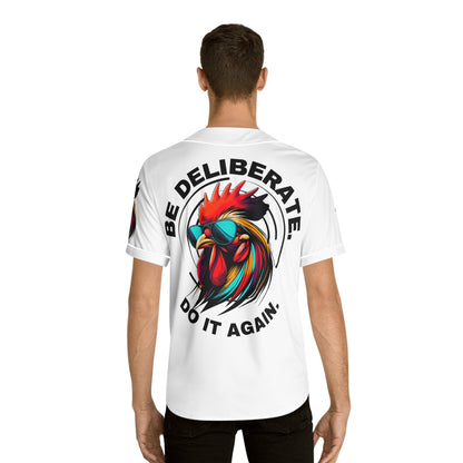 Baseball Jersey - Be Celiberate Rooster Design