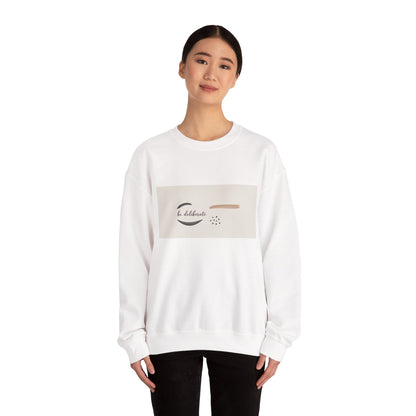 Be Deliberate Minimalist Logo Sweatshirt | Quiet Luxury, Subtle Embroidery Apparel