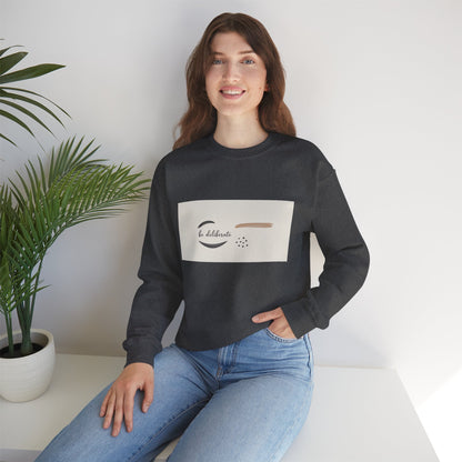 Be Deliberate Minimalist Logo Sweatshirt | Quiet Luxury, Subtle Embroidery Apparel
