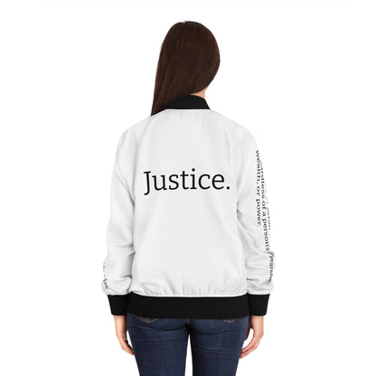 Justice Bomber Jacket — Lady Justice