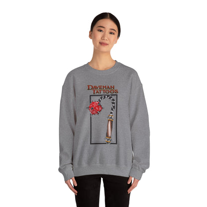 Daveman Tattoos Unisex Heavy Blend™ Crewneck Sweatshirt - Ideal for Gamers & Tattoo Lovers