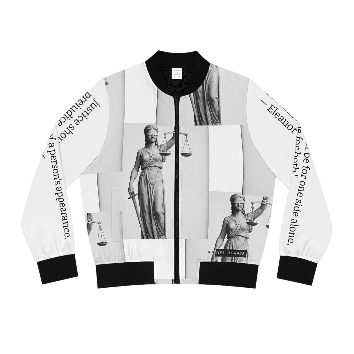 Justice Bomber Jacket — Lady Justice