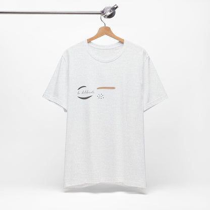 Be Deliberate minimalist logo shirt Tee | quiet luxury, subtle embroidery apparel