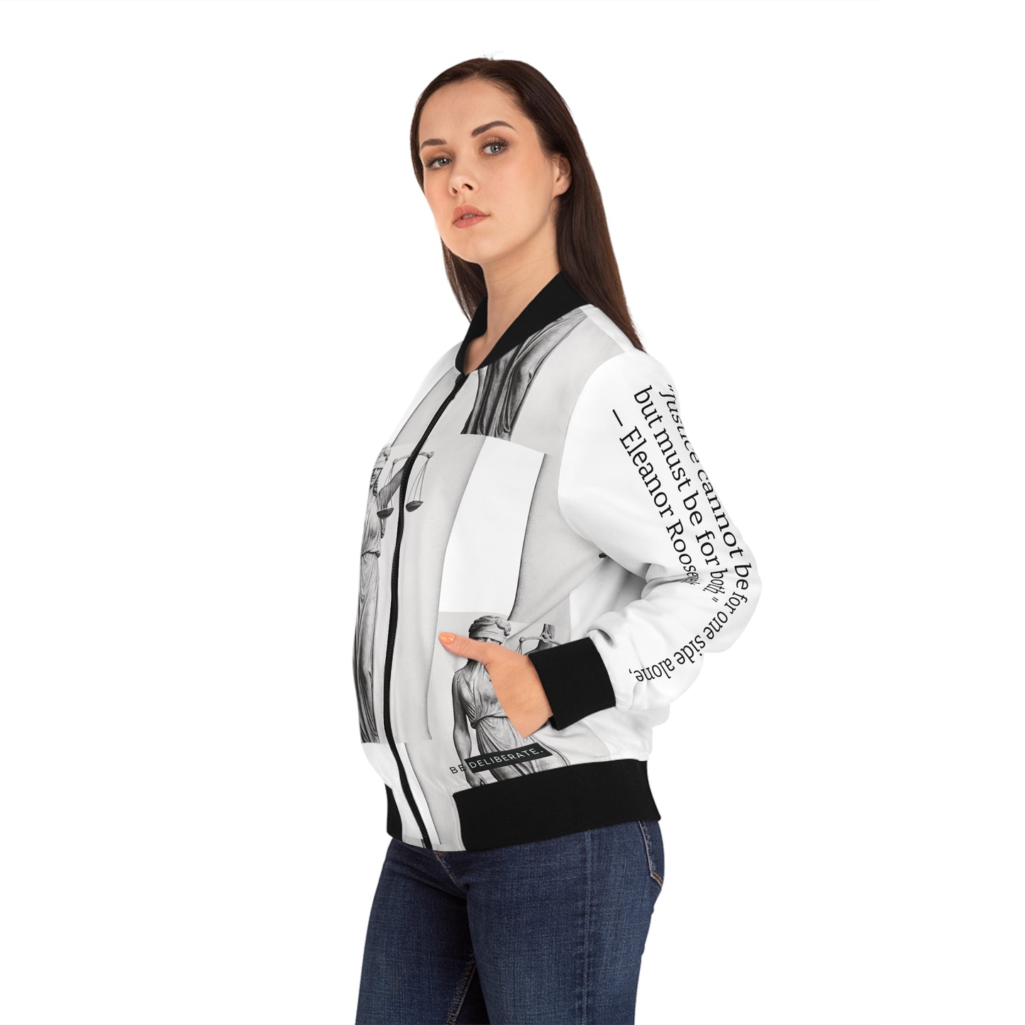 Justice Bomber Jacket — Lady Justice