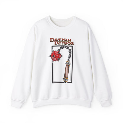 Daveman Tattoos Unisex Heavy Blend™ Crewneck Sweatshirt - Ideal for Gamers & Tattoo Lovers