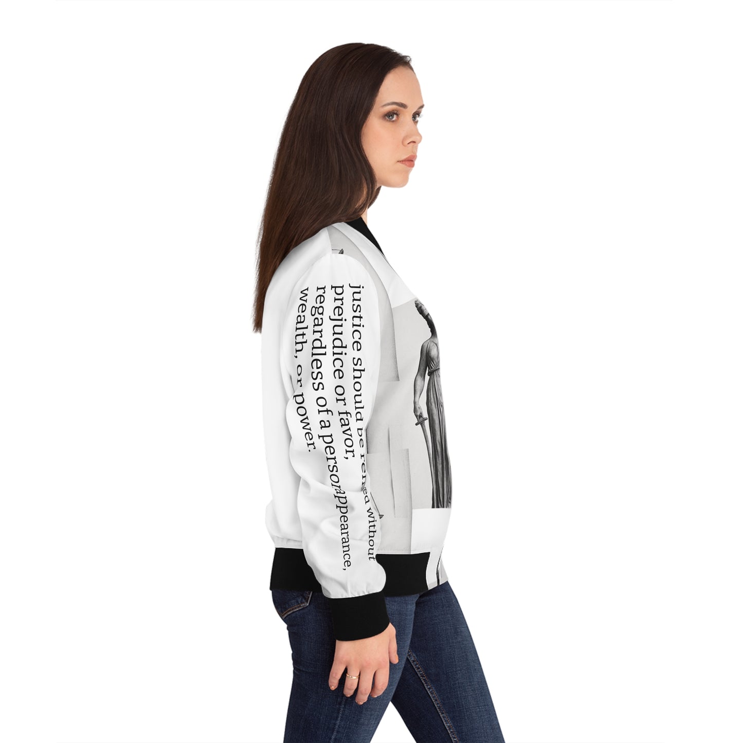 Justice Bomber Jacket — Lady Justice